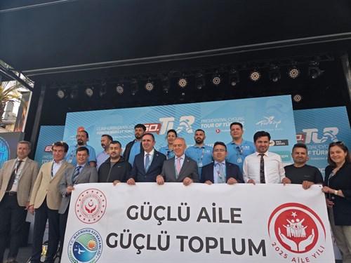60.Cumhurbaşkanlığı Türkiye Bisiklet Turunun Fethiye-Marmaris Etabında Dereceye Giren Sporculara Ödülleri Takdim Edildi